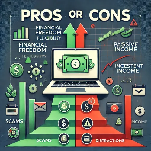 Pros and Cons of Making Money Online